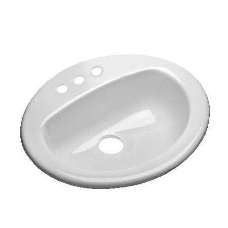 Mansfield Plumbing Products Oval Self Rim Lavatory 237-4